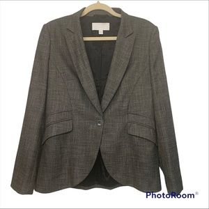 BOSS Hugo Boss Women’s Single Button Wool Blend Blazer Size 10